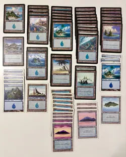 Magic The Gathering 300+ Vintage Lands Card Lot. Revised Lands. Urza’s Saga. - Image 5