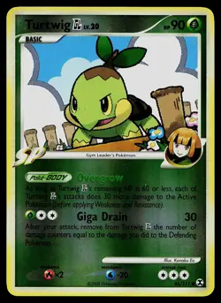 Pokemon Card - Turtwig GL Rising Rivals 85/111 Reverse Holo - Image 1