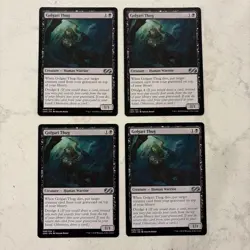 Magic the Gathering MTG Golgari Thug Play Set Of 4 Cards - Image 1