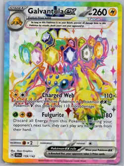 Galvantula ex 159/142 SV07: Stellar Crown - Pokemon Card - NM - Image 1