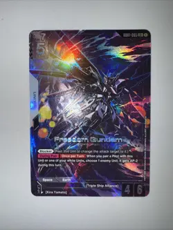 Freedom Gundam GD01-065 LR+ Alt Art GUNDAM TCG CARD GAME CCG ENGLISH - Image 1