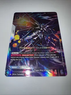 Freedom Gundam GD01-065 LR+ Alt Art GUNDAM TCG CARD GAME CCG ENGLISH - Image 4