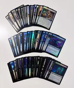 Magic The Gathering 250+ Foil Uncommon Card Lot w Phyrexia Collector Storage Box - Image 5