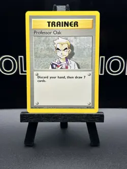 Professor Oak 88/102 Base Set Shadowless Regular Rare 1999 Vintage Pokemon Card - Image 2