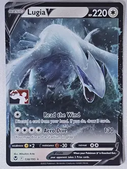 Pokemon TCG Prize Pack Series Cards STAMPED #138/195 Lugia V NM - Image 1