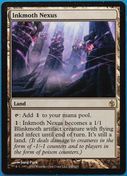 Inkmoth Nexus Mirrodin Besieged PLD Land Rare MAGIC CARD (ID# 497619) ABUGames - Image 1
