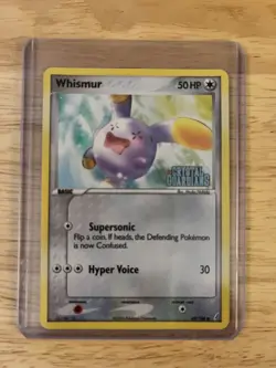 2006 Whismur 69/100 Ex Crystal Guardians Pokemon Card REV HOLO-Stamped NM/M - Image 1