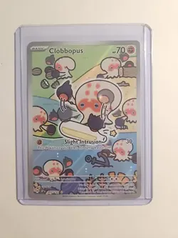 Pokemon TCG Clobbopus 207/191 Illustration Rare Surging Sparks Holo Card English - Image 1