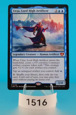 MTG Urza, Lord High Artificer Commander Masters Regular #130 - Image 1