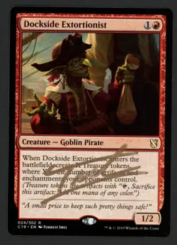 ***Dockside Extortionist Signed*** MTG Commander Forrest Imel Magic Kid Icarus - Image 1