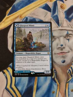 Glasspool Mimic MTG Zendikar Rising Blue Rare Creature Pack Fresh NM-M x1 - Image 1