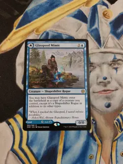 Glasspool Mimic MTG Zendikar Rising Blue Rare Creature Pack Fresh NM-M x1 - Image 2