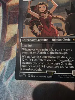 Aerith Gainsborough MTG RC PROMO NM Non-Foil | FINAL FANTASY - Image 5