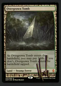***FOIL Overgrown Tomb Expedition Signed MTG Promo Noah Bradley Magic Kid Icarus - Image 1