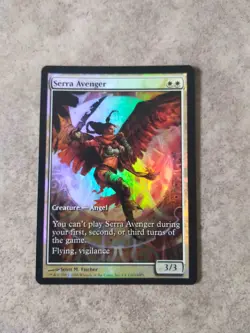 MTG Magic the Gathering - Serra Avenger - Full Art Champs Promo Foil - Image 1