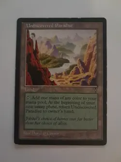 Undiscovered Paradise HP MTG Magic the Gathering Visions Reserved List - Image 1
