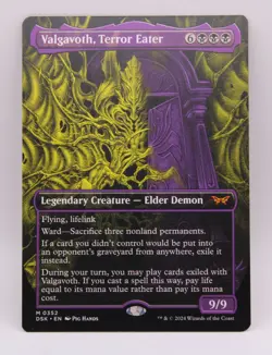 Valgavoth, Terror Eater (Showcase) Duskmourn: House of Horror (NM) Un-Played - Image 1