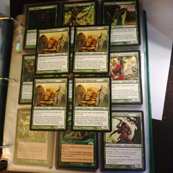 Vintage Green Creatures Binder ARGOTHIAN ENCHANTRESS DROSAN FALLING MTG Magic - Image 2