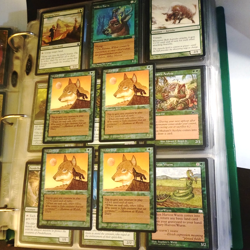 Vintage Green Creatures Binder ARGOTHIAN ENCHANTRESS DROSAN FALLING MTG Magic - Image 3
