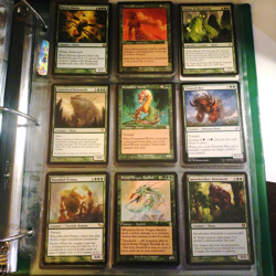 Vintage Green Creatures Binder ARGOTHIAN ENCHANTRESS DROSAN FALLING MTG Magic - Image 5