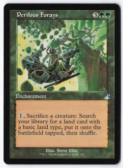 Perilous Forays (Retro Frame) U Ravnica Remastered 457 NM - Image 1