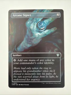 Arcane Signet (Borderless) Commander Masters Regular - Image 1
