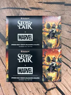 MTG Spider-Man Venom Unleashed Colors Rainbow Foil New Sealed Secret Lair Drop - Image 1