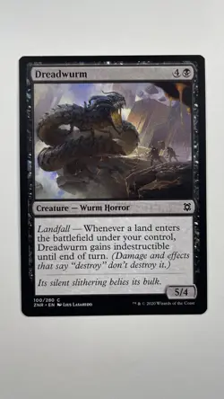 MTG Zendikar Rising Dreadwurm 100/280 Magic the Gathering - Image 1