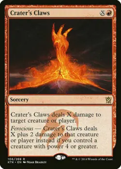 Crater's Claws KTK Khans of Tarkir MTG Magic the Gathering - Image 1