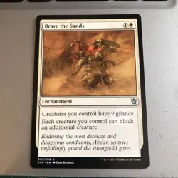 Brave the Sands X1 Khans of Tarkir NM Condition see pics - Image 1