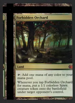 ***FOIL Forbidden Orchard NFC Miscut*** MTG FTV Lands Magic Kid Icarus - Image 1