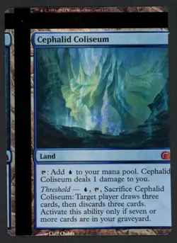 ***FOIL Cephalid Coliseum NFC Miscut*** MTG FTV Lands Magic Kid Icarus - Image 1