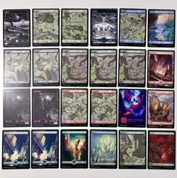 Magic The Gathering 24 Full Art Land Lot. Lord Of The Rings and More. NM - Image 1
