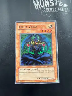 YUGIOH MAHA VAILO SUPER RARE MRL-E012 PLAYED - Image 1