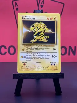 Electabuzz 20/102 Base Set Rare Regular 1999 WOTC Pokemon TCG MP - Image 2