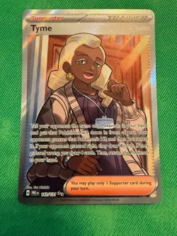 Tyme #143/131 Pokemon SV: Prismatic Evolutions Ultra Rare Near Mint or Better - Image 1