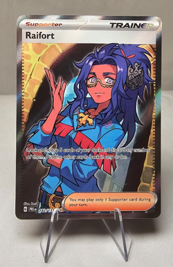 Pokemon TCG Prismatic Evo. Raifort Full Art Holofoil 142/131 Ultra Rare NM! 📜 - Image 1