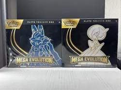 Pokemon Mega Evolution Elite Trainer Box ETB Set of 2 Sealed Lucario & Gardevoir - Image 1