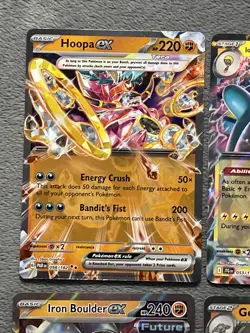 Pokemon Cards Lot Ex Koraidon Clefable Hoopa Arbok 151 Iron Treads Full Art - Image 2
