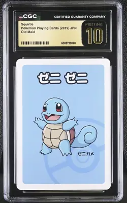 CGC 10 Pristine - Squirtle [Old Maid Pokemon Center Promo 2019] - Image 1
