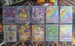 Pokemon 70 Card Lot Vmax, EX, Rainbow, GX, gold, Trainer, Rare - Image 1