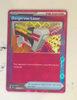 Dangerous Laser 058/064 Pokemon TCG Scarlet & Violet Shrouded Fable Ace Spec NM - Image 2