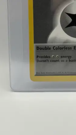 Pokemon TCG 1st Edition Base Set Shadowless Double Colorless Energy 96/102 NM - Image 5