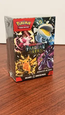 Pokemon TCG Scarlet & Violet Paldean Fates Booster Bundle Factory Sealed - Image 1