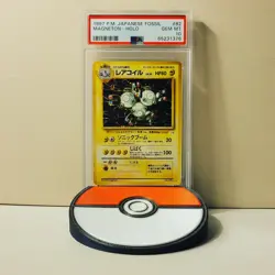 1997 Pokemon Japanese Fossil # 82 Magneton Holo PSA 10 Nintendo Vintage WOTC - Image 1