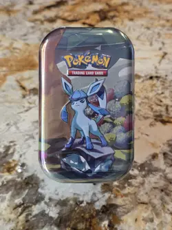 Pokemon TCG Prismatic Evolutions Mini Tin - Factory Sealed (Glaceon) - Image 1