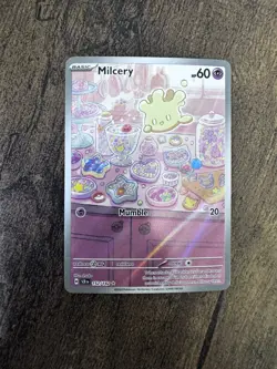 Pokemon TCG Milcery #152/142 Stellar Crown Illustration Rare NM Condition - Image 1