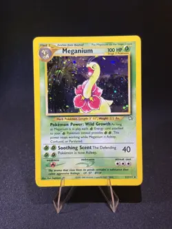 Meganium 11/111 Holo Rare Neo Genesis Unlimited Pokemon TCG NM++ - Image 1