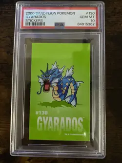 **POP 4** PSA 10 Gyarados 2000 SANDYLION POKEMON #130 - Image 3