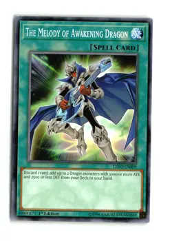 THE MELODY OF AWAKENING DRAGON LED3-EN009 1st Yugioh TCG NM-LP - Image 1